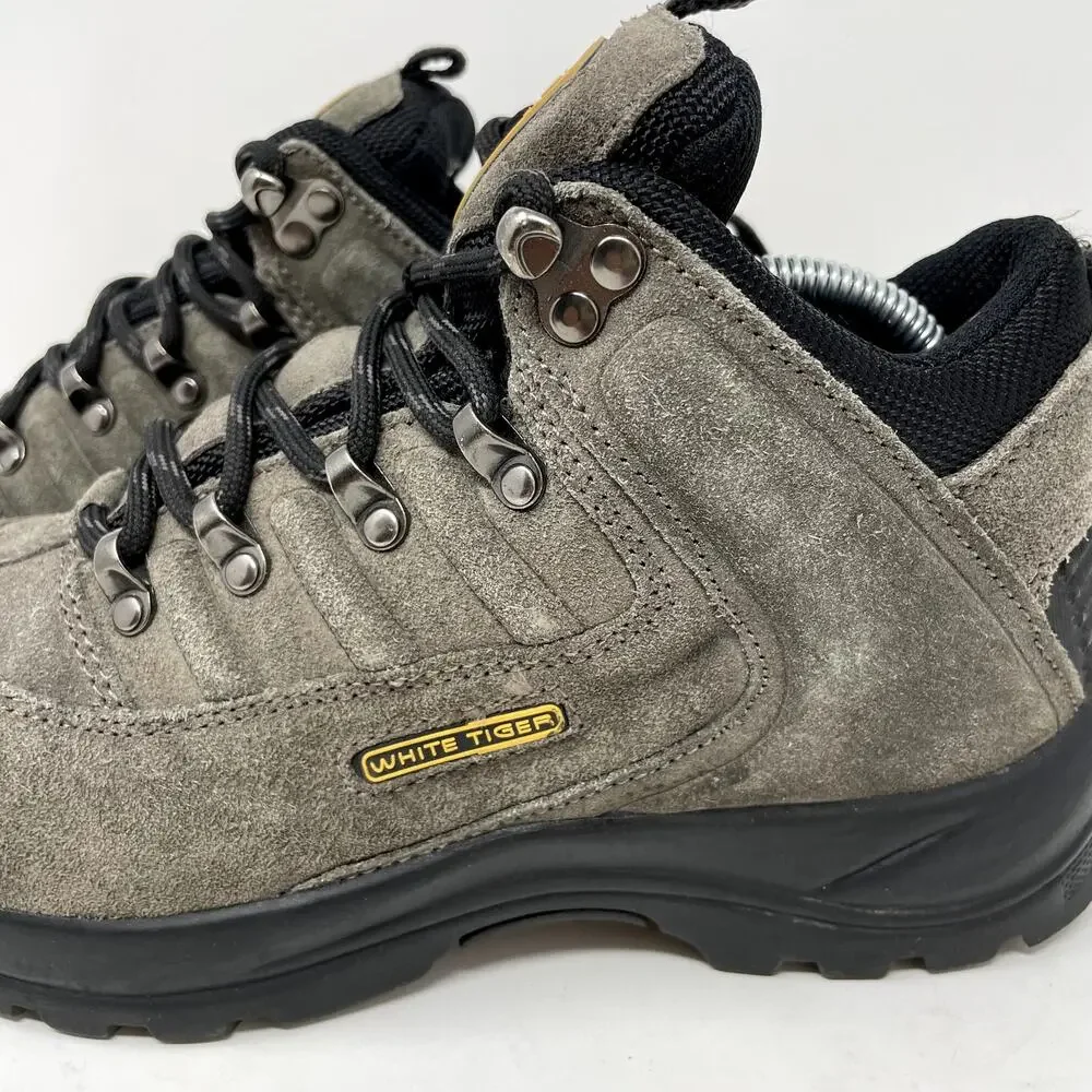 White Tiger Suede High Top Hiking Boots Youth Size 5